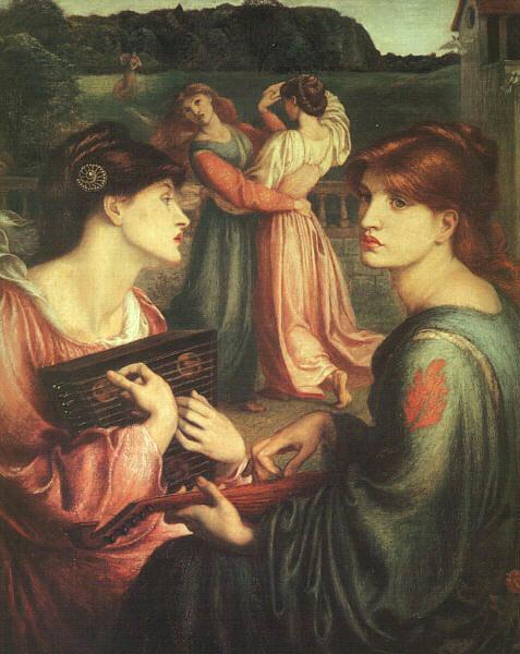 Dante Gabriel Rossetti The Bower Meadow Sweden oil painting art